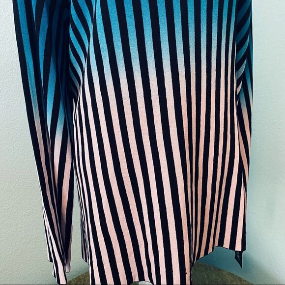 INC International Concepts Blue Ombre Long sleeve - Picture 3 of 7